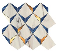 DIAMONDS BIANCO-ULTRAMARINE 35.8X32.9